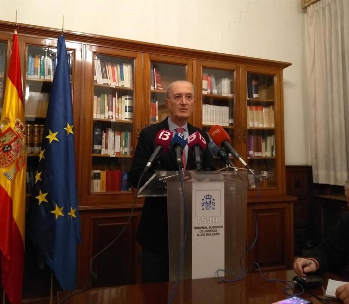 El president del Tribunal Superior de Justícia de Balears, Antonio J. Terrasa
