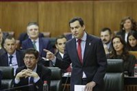 Vox preguntará este jueves a Moreno Pleno del Parlamento sobre coordinación con el Gobierno en política migratoria