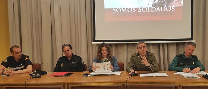 Continúan los preparativos del Ejercicio ECC Aragón 2019 de la UME que se desarr