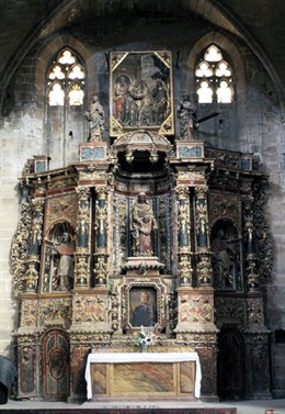 Restauren el retaule de Santa Anna de la Catedral de Tortosa 