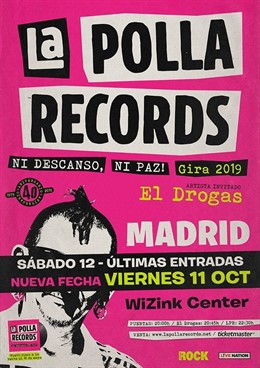 La Polla Records harán doblete en el WiZink Center de Madrid