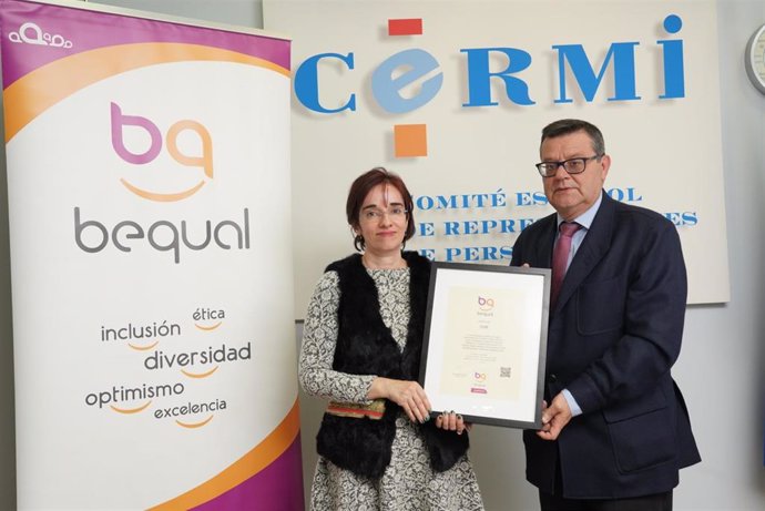 El CERMI recibe el Sello Bequal Premium, que certifica su política de RSC en rel