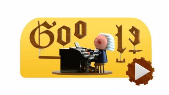 Google homenajea al compositor Johann Sebastian Bach en su primer 'doodle' con i