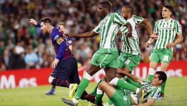 Esta es el dibujo que Messi recreo y dio vida ante el Betis sin él saberlo