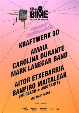 Kraftwerk, Mark Lanegan, Amaia y Carolina Durante estarán en el BIME 2019
