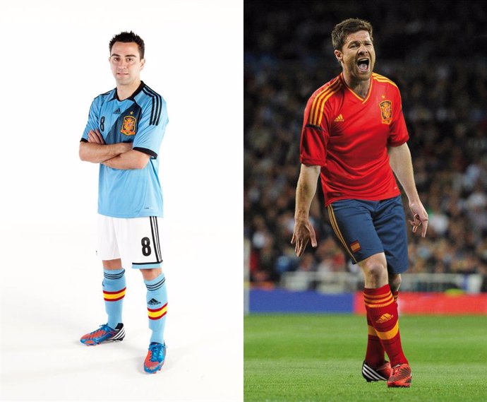 Montaje Xavi Hernandez Y Xabi Alonso