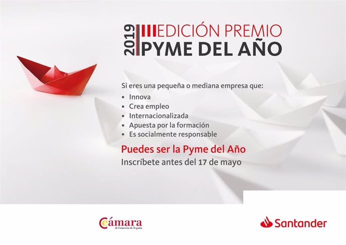 Economía.- Banco Santander y Cámara de España lanzan la tercera edición del Prem