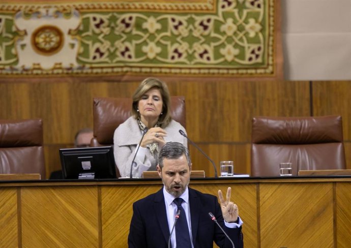 Primera sesión del Pleno del Parlamento andaluz