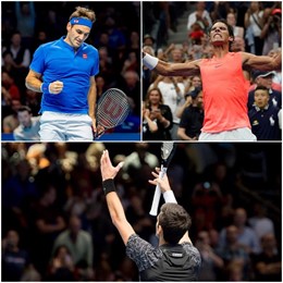 Djokovic, Nadal y Federer