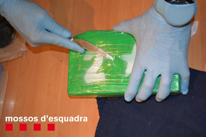 Successos.- A presó sis detinguts per trnsit de cocana des d'un pis de Barce