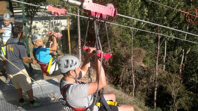 Tirolina de Hoz de Jaca