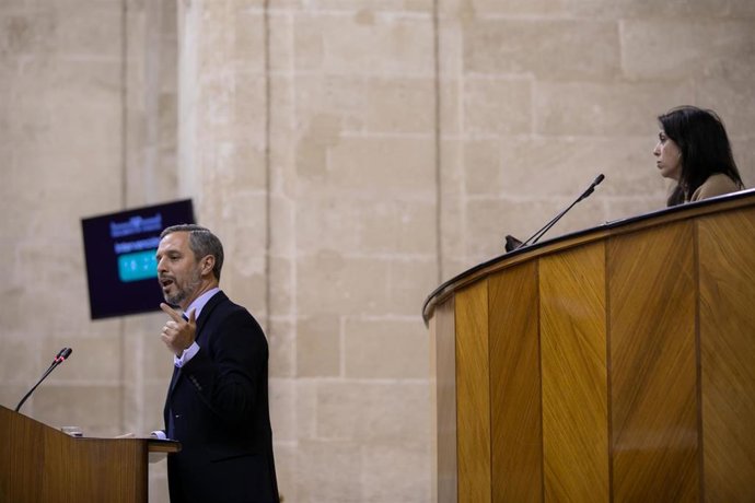 Primera sesión del Pleno del Parlamento andaluz