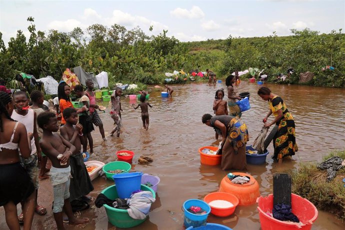 Migrantes congoleños retornados desde Angola