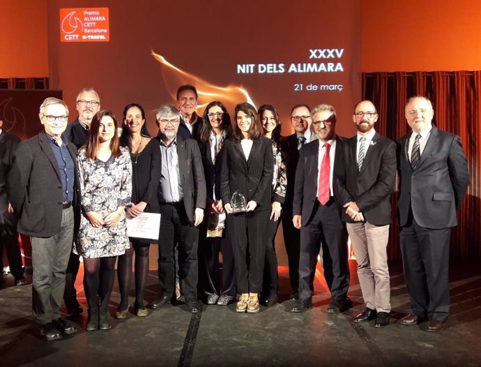 L'Observatori del Turisme a Barcelona rep el Premi Alimara CETT 2019
