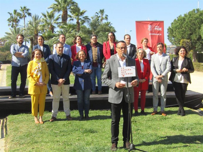 Huelva.- Caraballo señala que la manifestación por las infraestructuras ha sido 