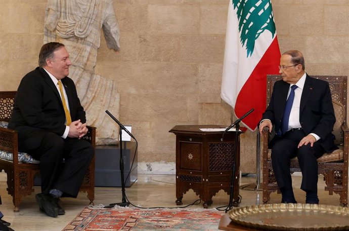 US Secretary of State Pompeo in Lebanon