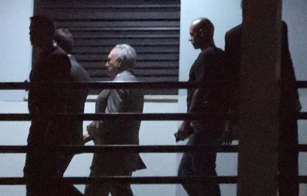 Brasil.- Temer guarda silencio en su primera comparecencia ante el juez tras ser
