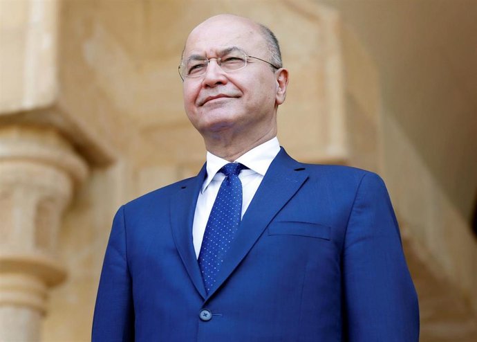 El presidente de Irak, Barham Salí