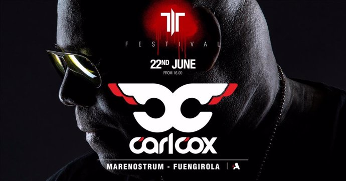 Málaga.- Carl Cox, uno de los DJ mundiales más reconocidos, participará en junio