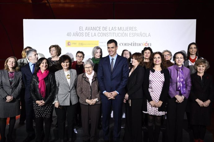 Celebración del acto El avance de las mujeres: 40 años de la Constitución Españ