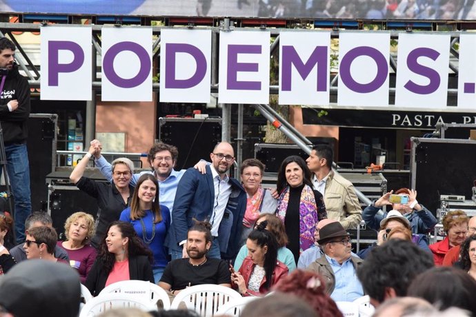 28A.- Varios Representantes De Podemos Baleares Asisten A Madrid Al Acto Polític