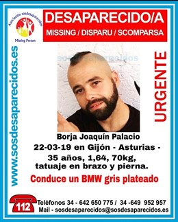 Buscan a un hombre de 35 años desaparecido hace dos días en Gijón