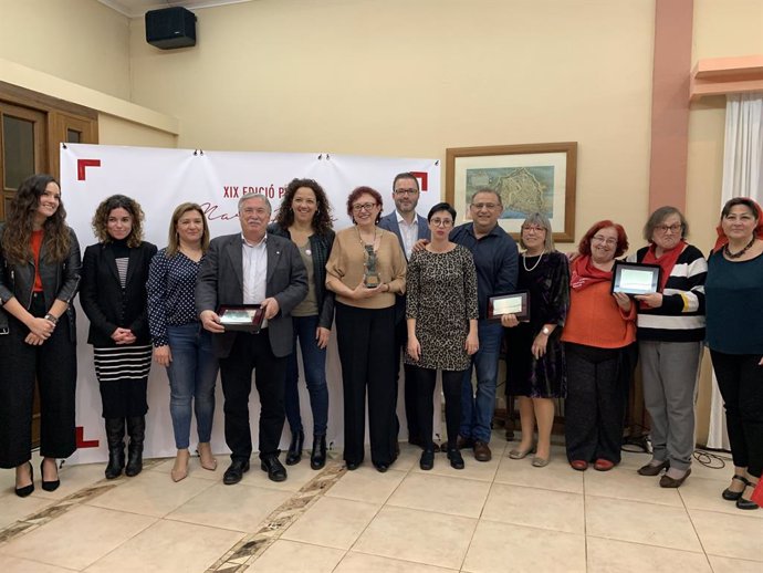 AMP.- Cladera defensa la lluita feminista en l'acte d'entrega del XIX Premi 