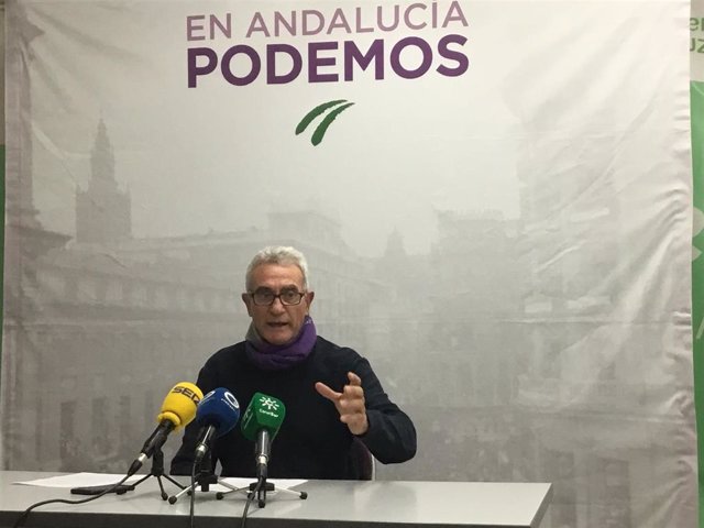 El diputado de Unidos Podemos por Jaén, Diego Cañamero.