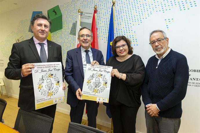La Federación Cántabra de Coros entregará la medalla de Oro a Juan José Crespo