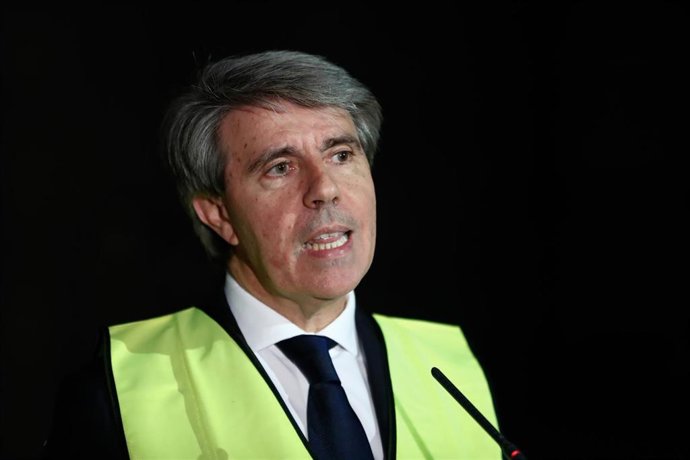 El presidente de la Comunidad de Madrid, Ángel Garrido asiste a un simulacro de 