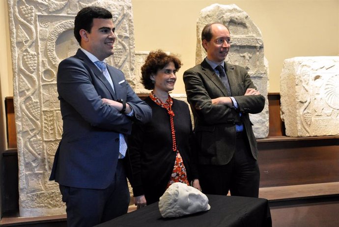 Descubren que el retrato romano del Museo de Navarra hallado en Santacara en 197