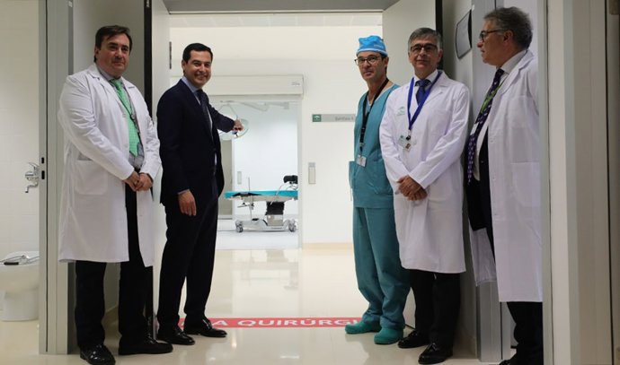 Málaga.- Moreno asegura que los quirófanos del Hospital del Guadalhorce  estarán
