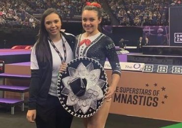 El vídeo de la gimnasta mexicana Ana Lago se viraliza en redes por una brillante