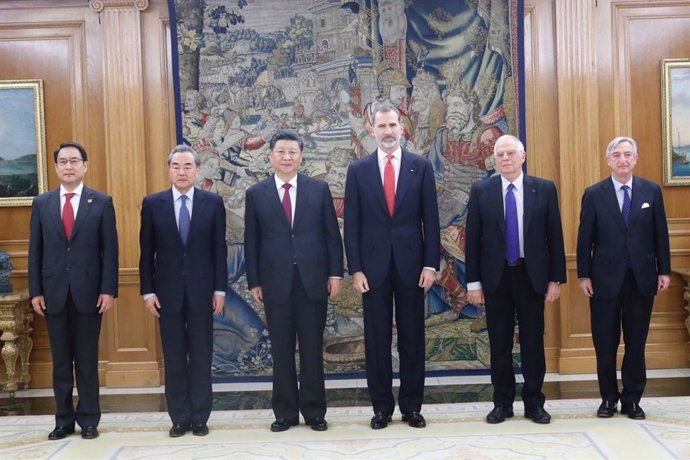 Encuentro del Rey con el Presidente de China, Xi Jinping