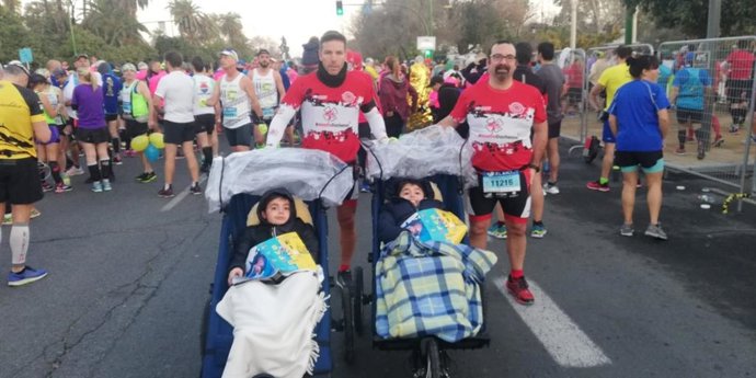 Sevilla.- Vecino de Bormujos se hace corredor para recaudar fondos para investig