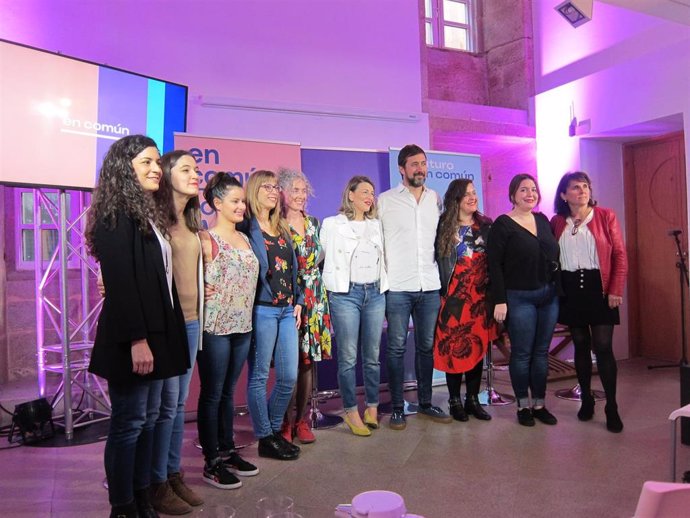 AV.-28A.-En Común-Unidas Podemos se presenta "feminista, ecologista y pacifista"