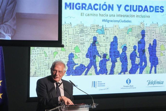 Josep Borrell clausura la conferencia "Migración y ciudades: el camino hacia una
