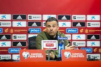 Luis Enrique: "Llevamos 2,7 goles por partido y el Barça 2,6, para estar faltos de gol no está mal"