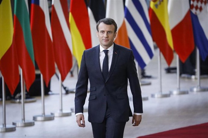 Foto de archivo de Macron