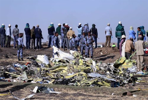 Economía/Transportes.- El piloto del avión siniestrado en Etiopía no había entre