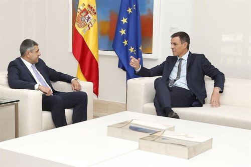 Con el secretario general de la OMT, Zurab Pololikashvili