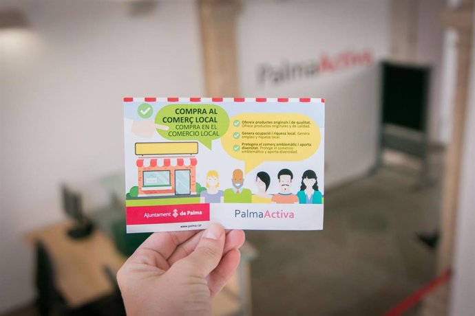 PalmaActiva edita un folletín informativo en apoyo al comercio local y contra la