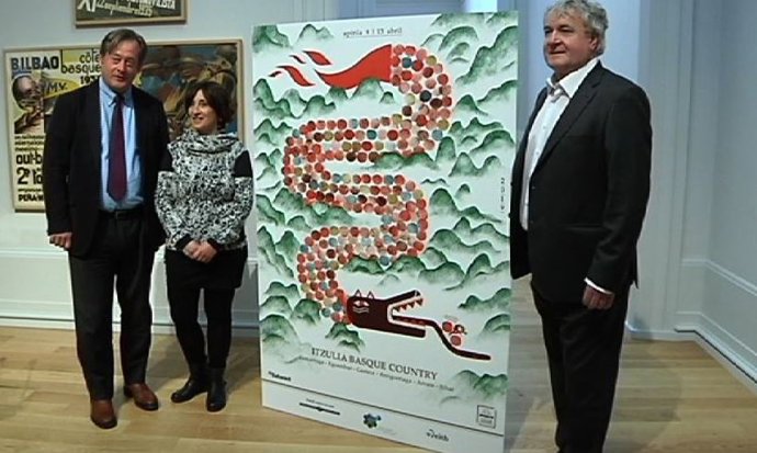 La 'Itzulia' ciclista presenta el cartel de esta edición, diseñado por la artist