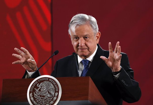 Obrador daily press conference in Mexico City