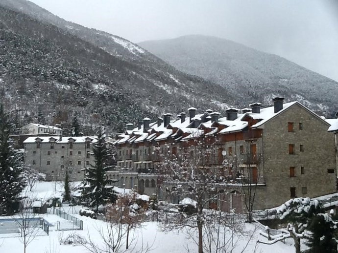 Nevada en el Pirineo