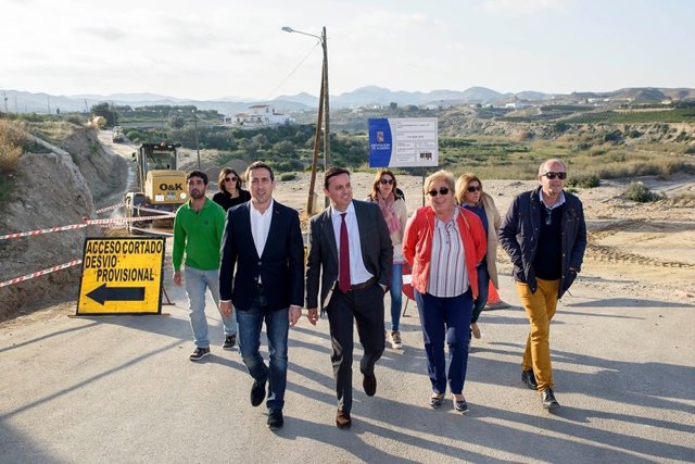 Imagen de archivo de una visita del presidente de Diputación a la provincia.