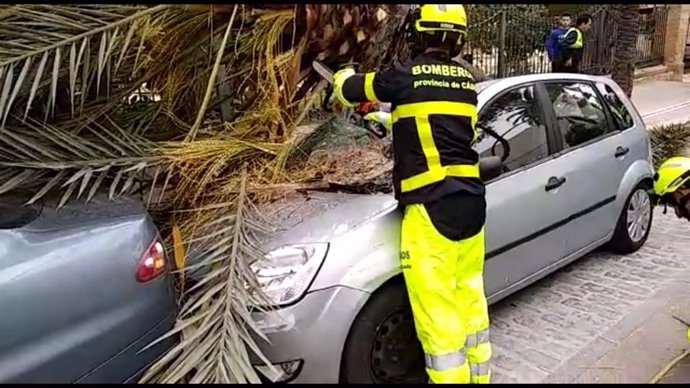 Cádiz.- Sucesos.- Los bomberos realizan 40 salidas por incidencias relacionadas 