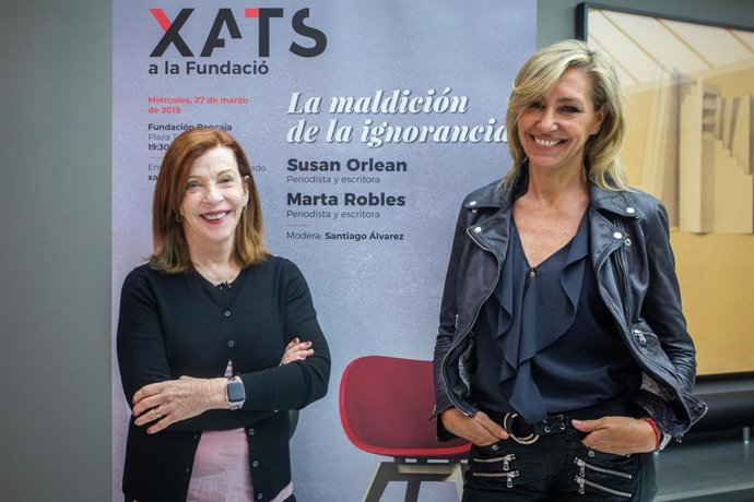 Cultura.- Marta Robles y Susan Orleans conversan sobre "la ausencia de conocimie