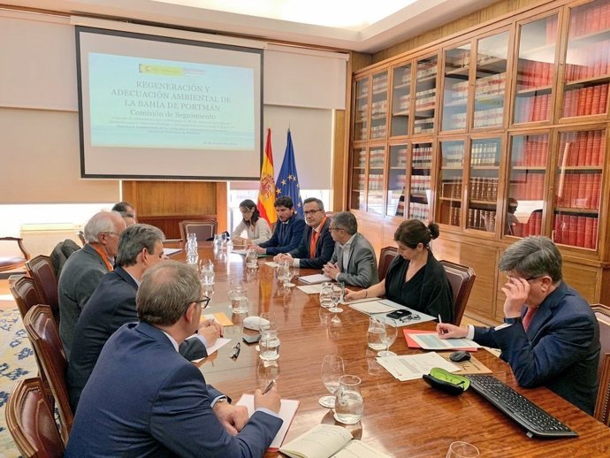 Conesa asegura que no se paralizarán las obras en Portmán y que se trabaja en la