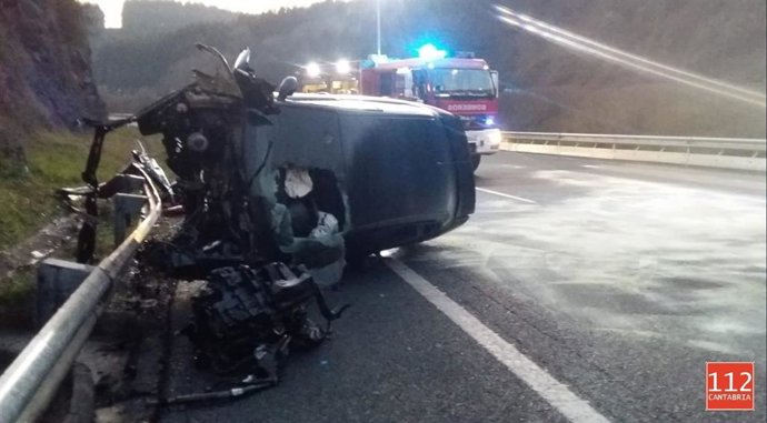 Accidente en la A-8